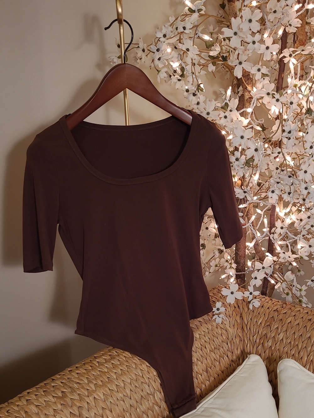 Chocolate Brown Bodysuit
